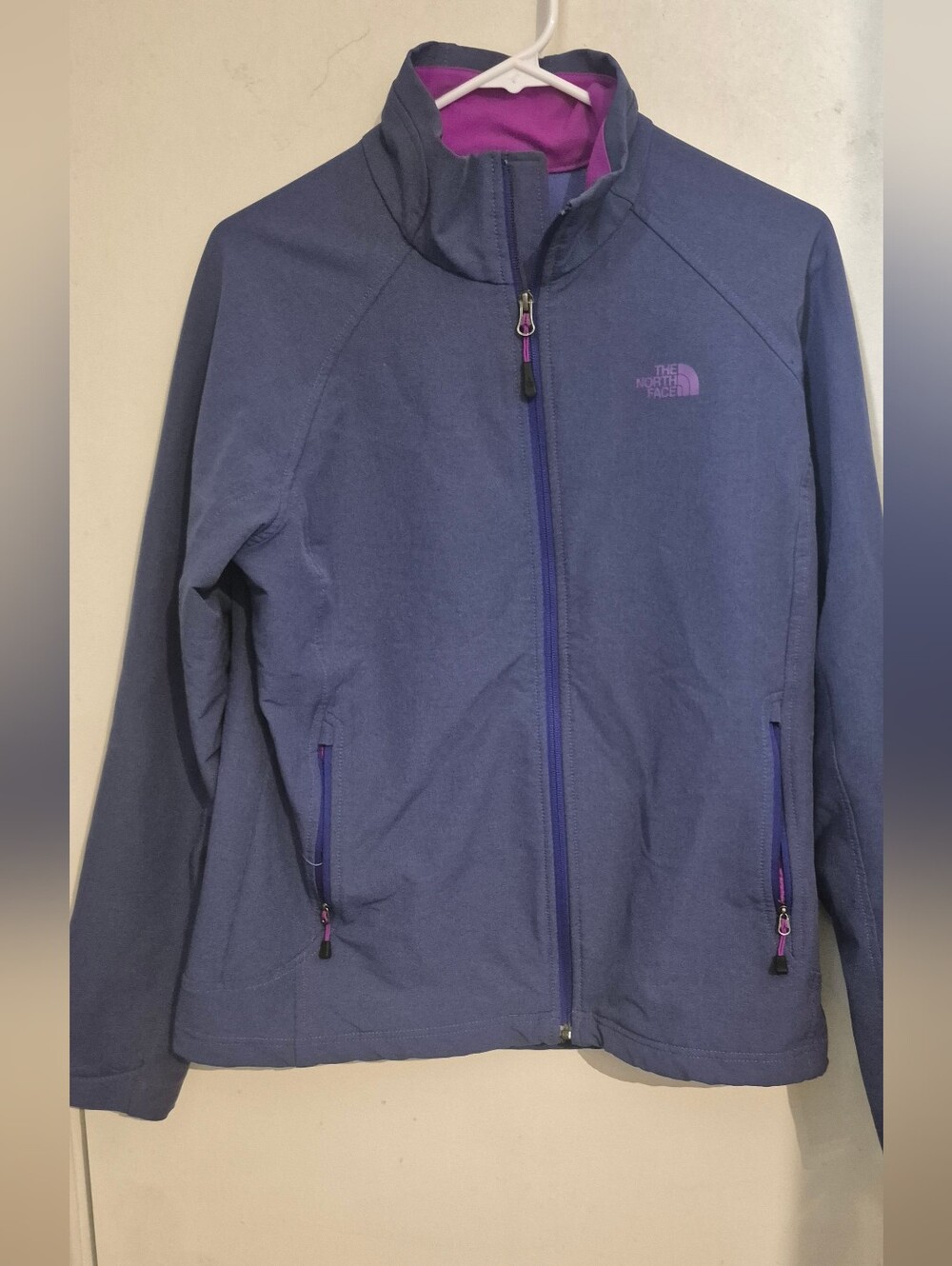 The North Face Women's Blue -purple Softshell Jacket Sz.L